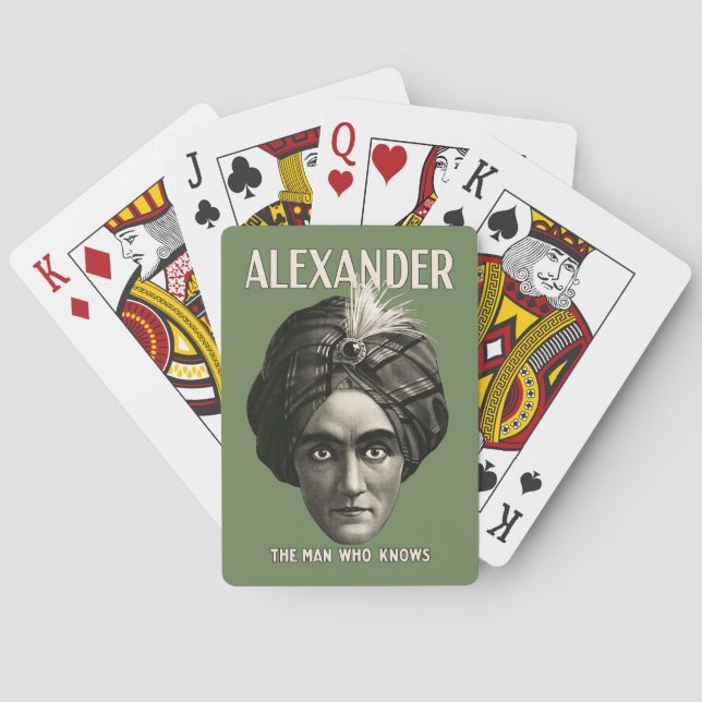 Alexander - The Man Who Knows - Playing Cards (Back)
