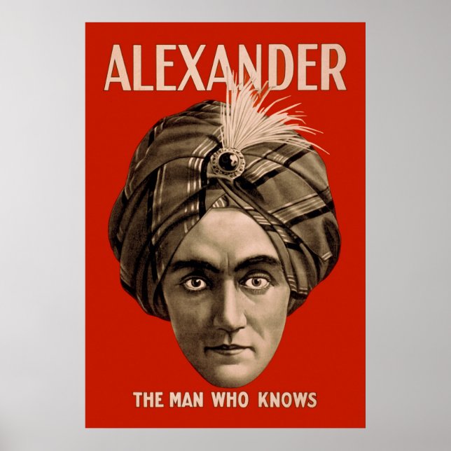 Alexander the Man Who Knows Poster (Front)