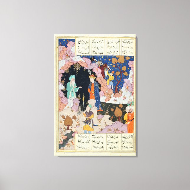 Alexander Visits a Hermit Canvas Print (Front)