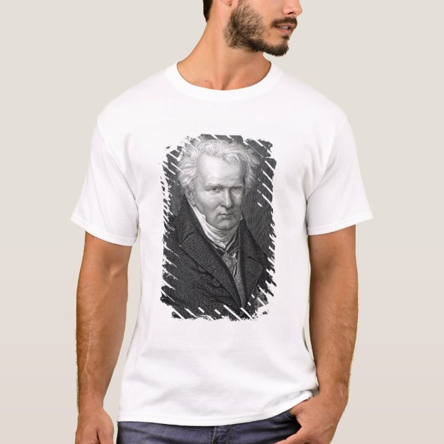 Alexander von Humboldt, engraved by C. Cook T-Shirt (Front)