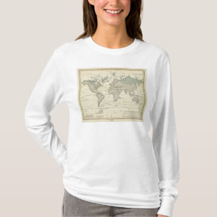 Alexander von Humboldt's system isothermal curves T-Shirt
