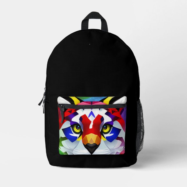 Alexander's Cat black backpack (Front)