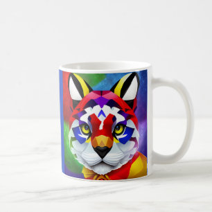 Alexander's Cat blue left hand mug