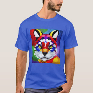Alexander's Cat men blue T-shirt