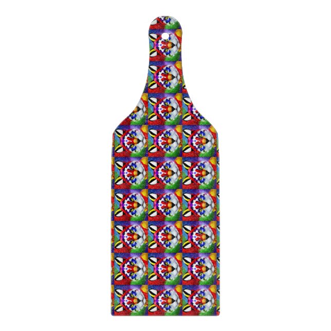 Alexander's Cat plus glass paddle cutting board (Front)