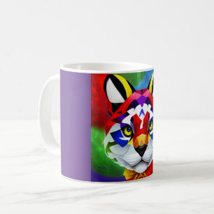 Alexander's Cat purple center mug
