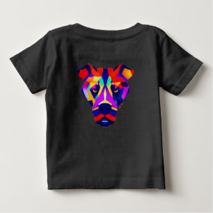 Alexander's Dog baby black T-shirt back