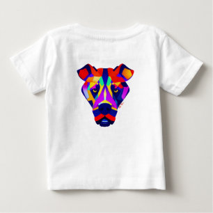 Alexander's Dog baby white T-shirt back