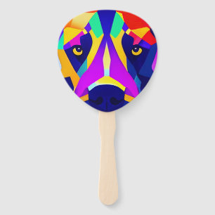 Alexander's Dog paddle hand fans