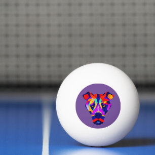 Alexander's Dog purple 3-star ping pong ball