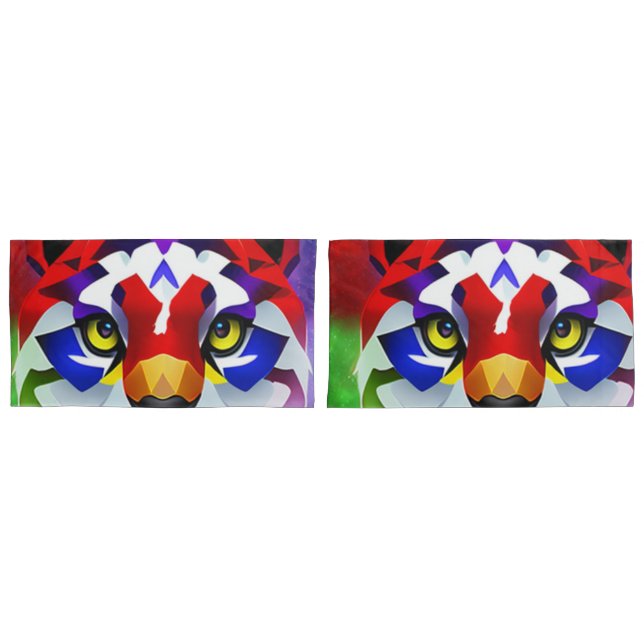 Alexandre Cat king taies d'oreillers paire (devant-Set)