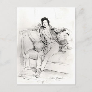 Alexandre Dumas Pere Postcard
