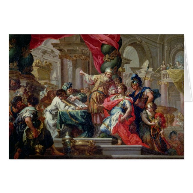 Alexandre le grand dans le temple de Jérusalem (Devant horizontal)