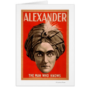 Alexandre l'homme qui connaît l'affiche magique