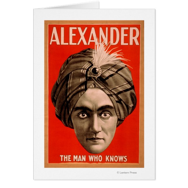Alexandre l'homme qui connaît l'affiche magique (Devant)