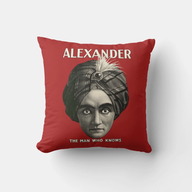 Alexandre l'homme qui sait - coussin (Recto)