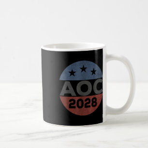 Alexandria 2028, Retro A.ocasio Cortez For Preside Coffee Mug
