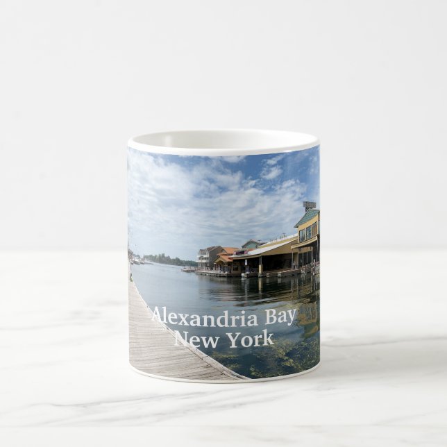 Alexandria Bay NY Coffee Mug (Center)