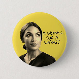 Alexandria Ocasio Cortez 2 Inch Round Button