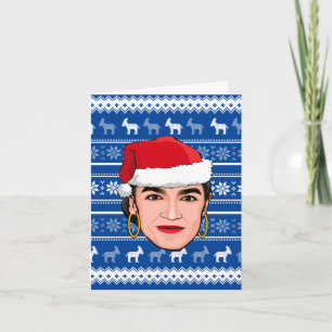 Alexandria Ocasio-Cortez (AOC) Christmas Card