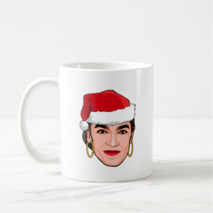 Alexandria Ocasio-Cortez (AOC) Christmas Coffee Mug