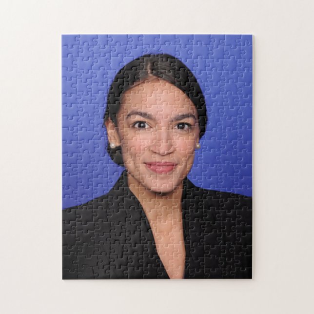 Alexandria Ocasio Cortez Portrait Jigsaw Puzzle (Vertical)