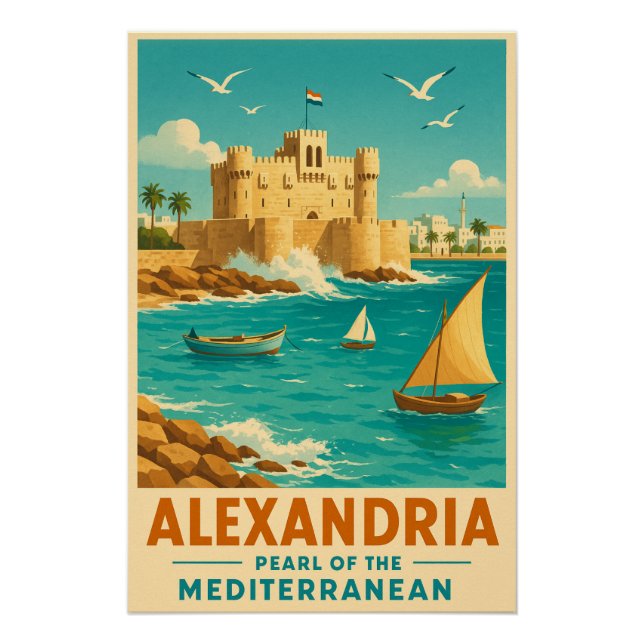 Alexandria – Pearl of the Mediterranean Poster (Front)