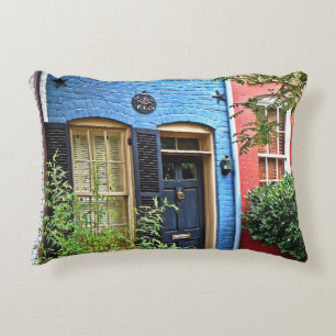 Alexandria VA - Building With Fire Mark Accent Pillow