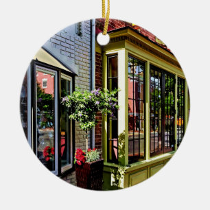 Alexandria VA - King Street Restaurant Ceramic Ornament