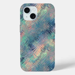 Alexandrite Blue Glassy Texture iPhone 15 Case