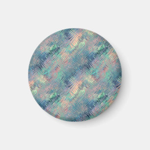 Alexandrite Blue Glassy Texture Magnet