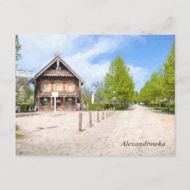 Alexandrowka Potsdam Postcard (Front)