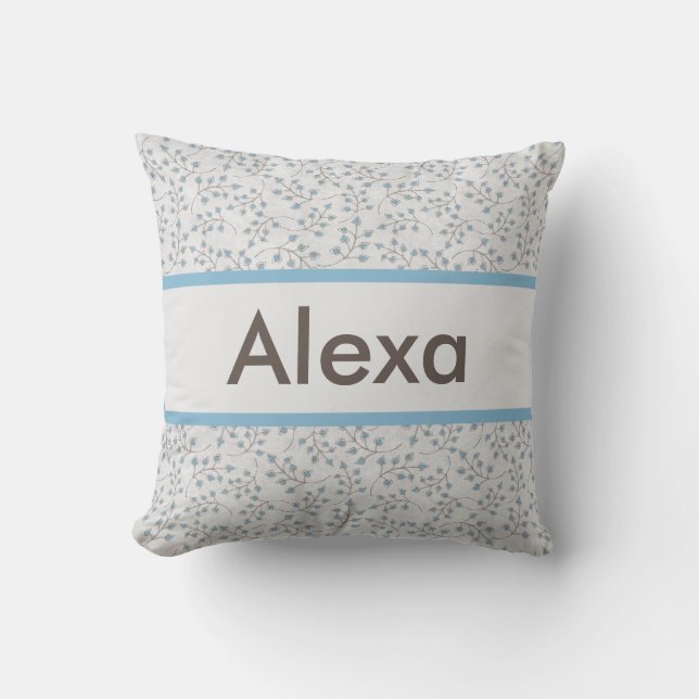 Alexa's Personalized Pillow (Front)