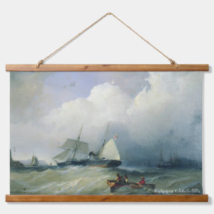Alexey Bogolyuboff. The Baltic Sea. 1880s. Hanging Tapestry