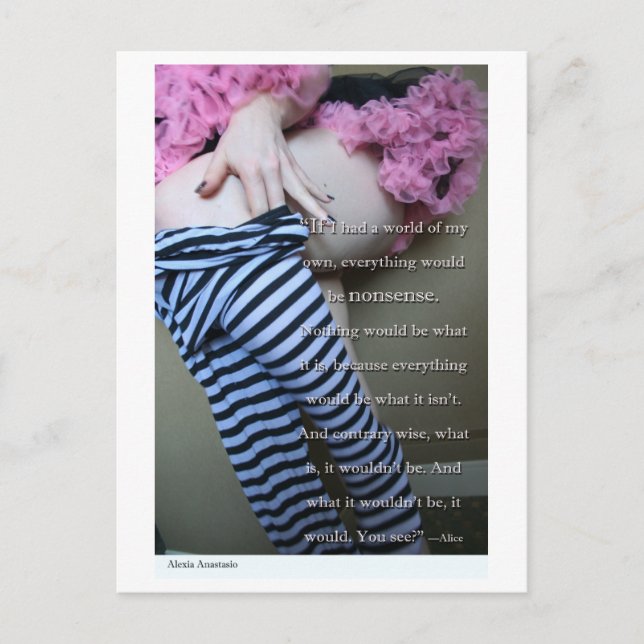 Alexia Anastasio "Nonsense" Postcard (Front)