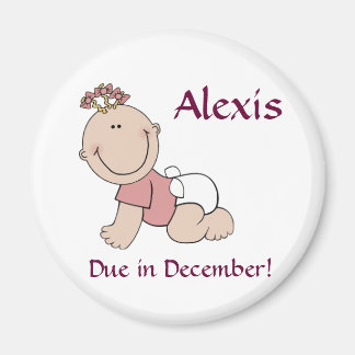 Alexis Baby Girl Magnet