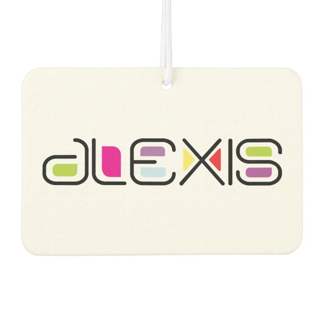 Alexis Contempo Brights Design Air Freshener (Front)