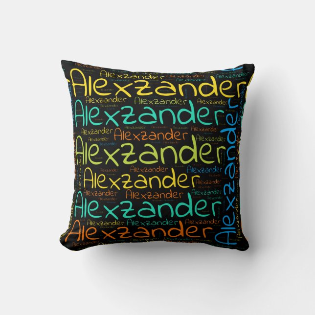 Alexzander Throw Pillow (Front)