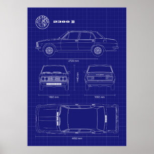 Alfa Romeo 2300 Poster