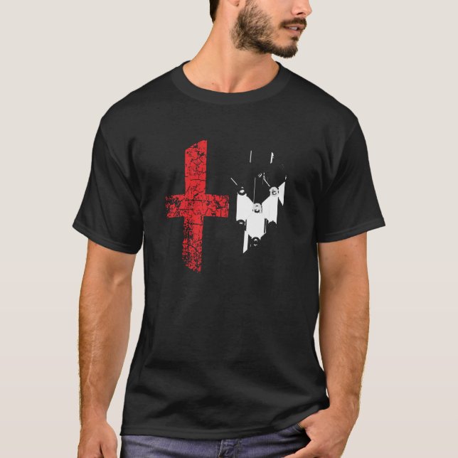 Alfa Romeo Grunge Logo T-Shirt (Front)