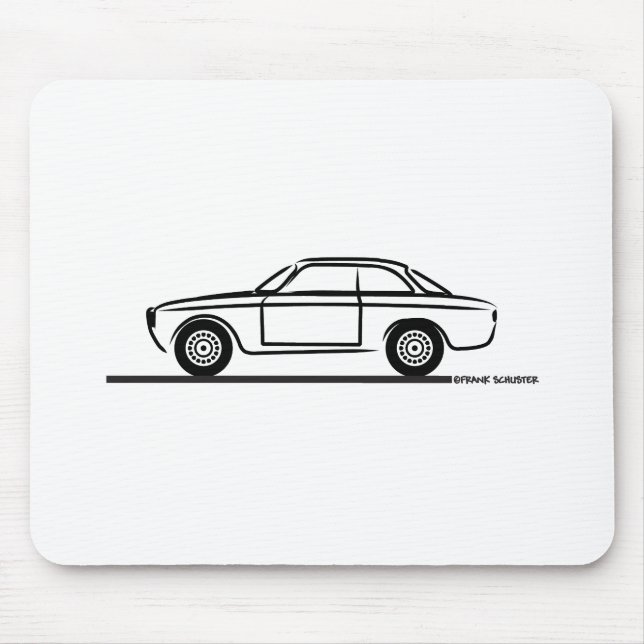 Alfa Romeo GTA GTV T-Shirt Mouse Pad (Front)