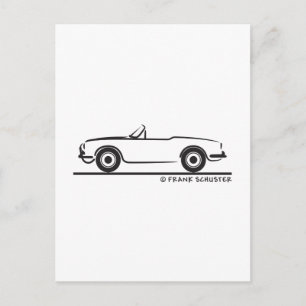 Alfa Romeo Guilietta Spider Postcard