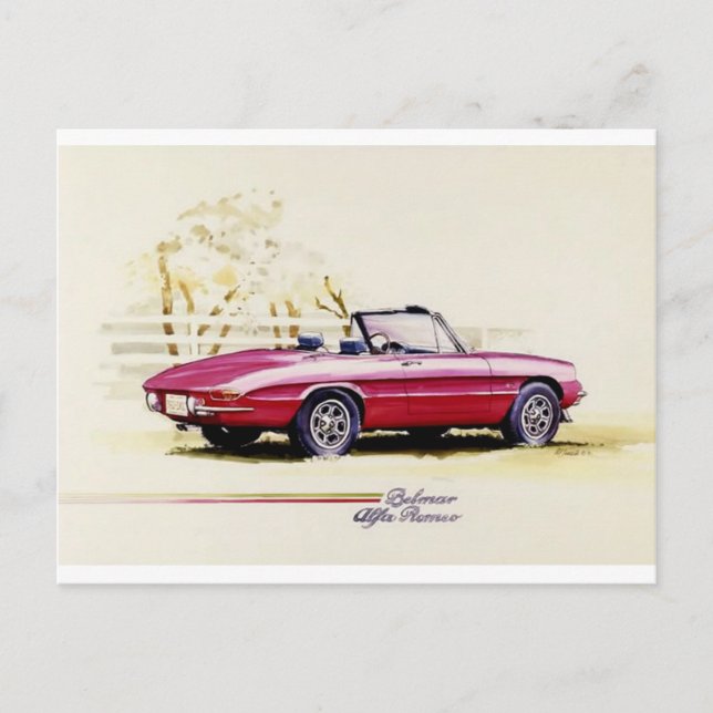 Alfa Romeo Postcard (Front)