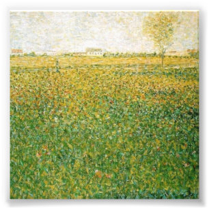 Alfalfa Fields Saint Denis by Georges Seurat Photo Print