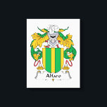 Alfaro Family Crest Canvas Print<br><div class="desc">Alfaro Coat of Arms</div>
