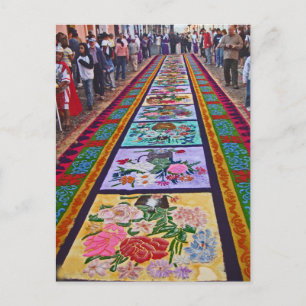 Alfombras de La Antigua 4 Postcard