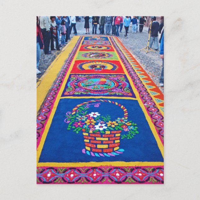 Alfombras de La Antigua 6 Postcard (Front)