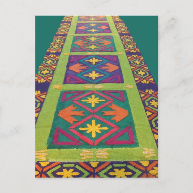 Alfombras de La Antigua 9 Postcard (Front)