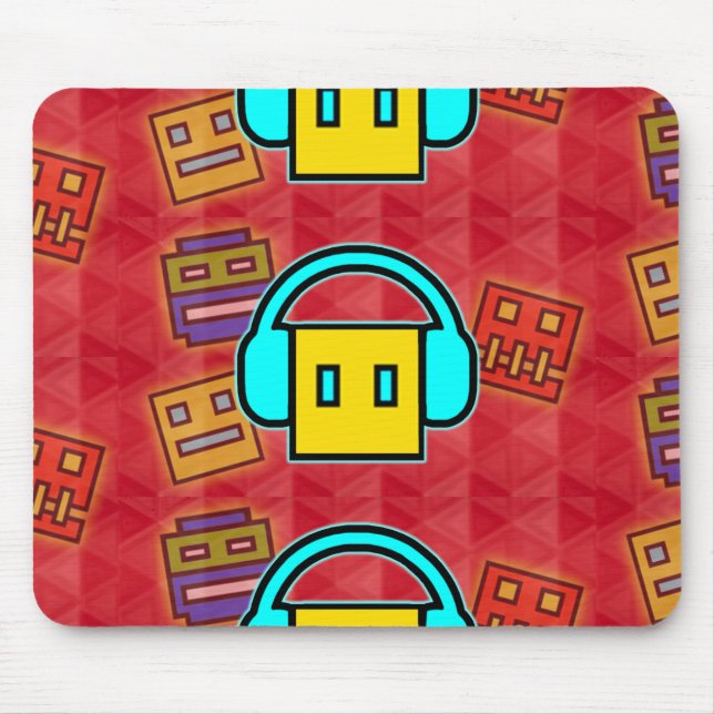 Alfombrilla de mouse Geometry Dash Pad (Front)