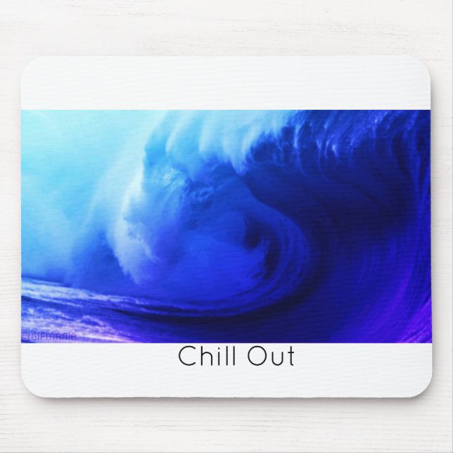 Alfombrilla De Ratón Ocean Wave  Life Style  trend Mouse Pad (Front)